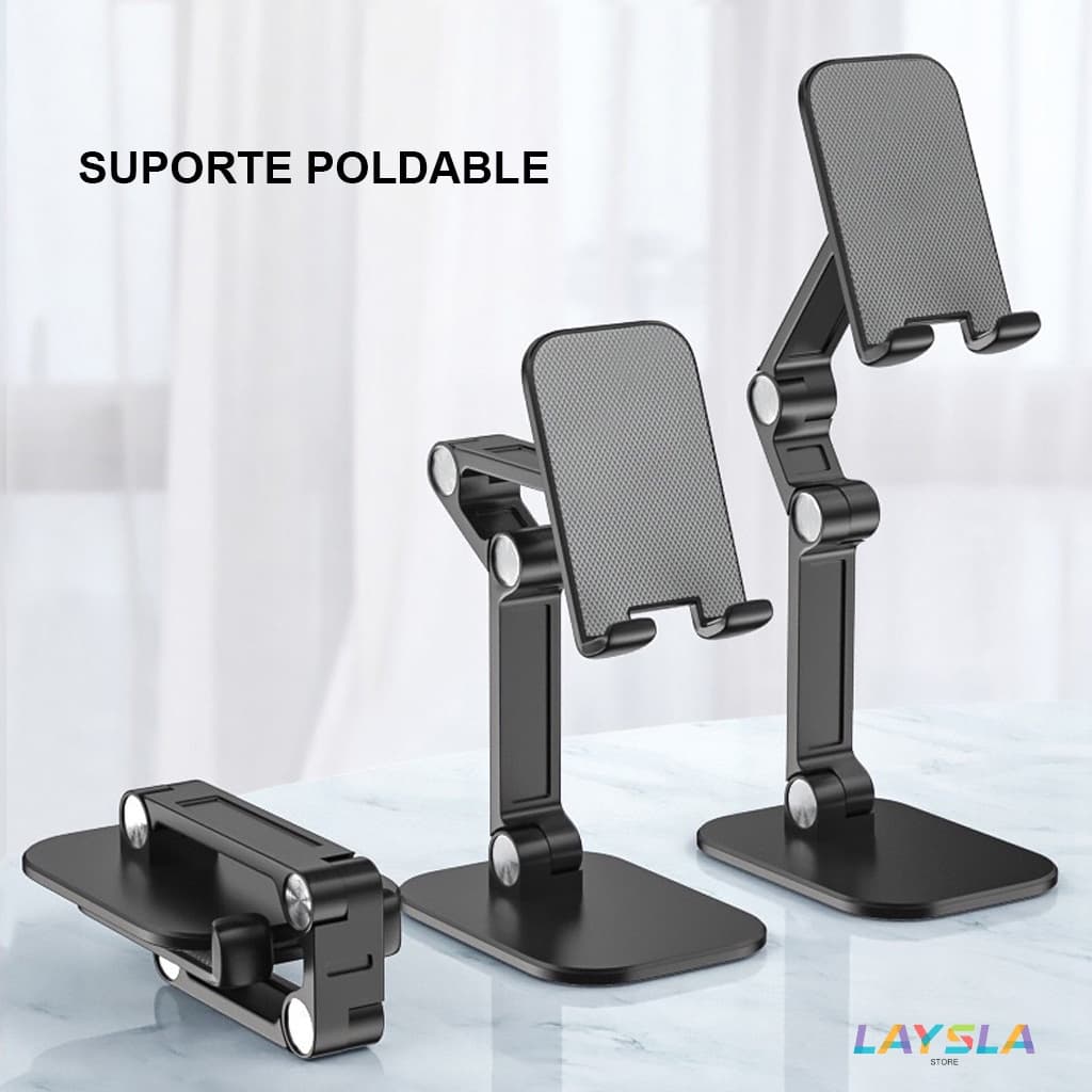 Porta Suporte Leve Celular Tablet Suporte de Mesa Apoio Portátil Articulado
