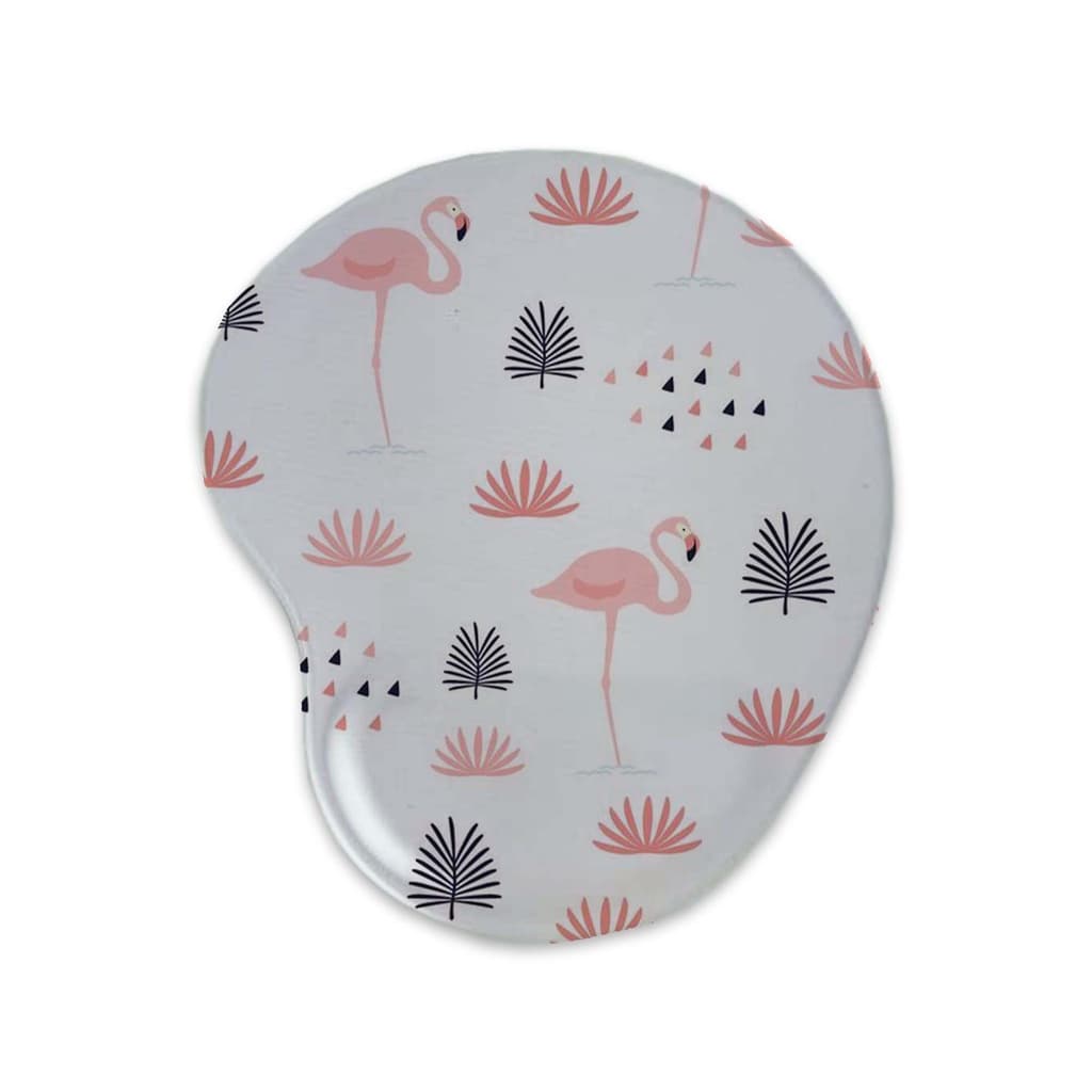 Mousepad – Flamingo - Ergonômico Apoio De Punho Pulso