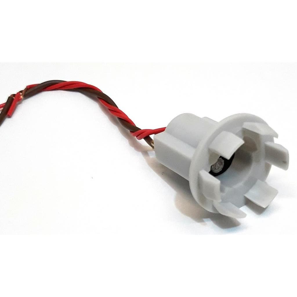 Soquete Com Garra 2 Polos Em Nylon Terminal Margarida Universal Lâmpada Seta Adaptação Veículos Automovel Elétrica Automotiva