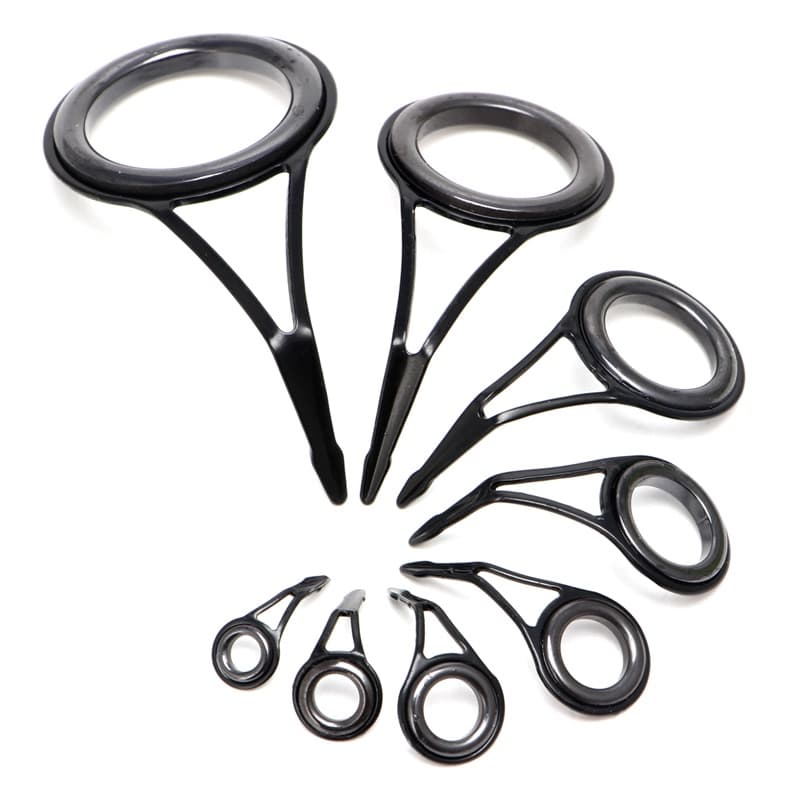 8pcs 8 Size Fishing Rod Guide Tip Repair Kit Set Fishing