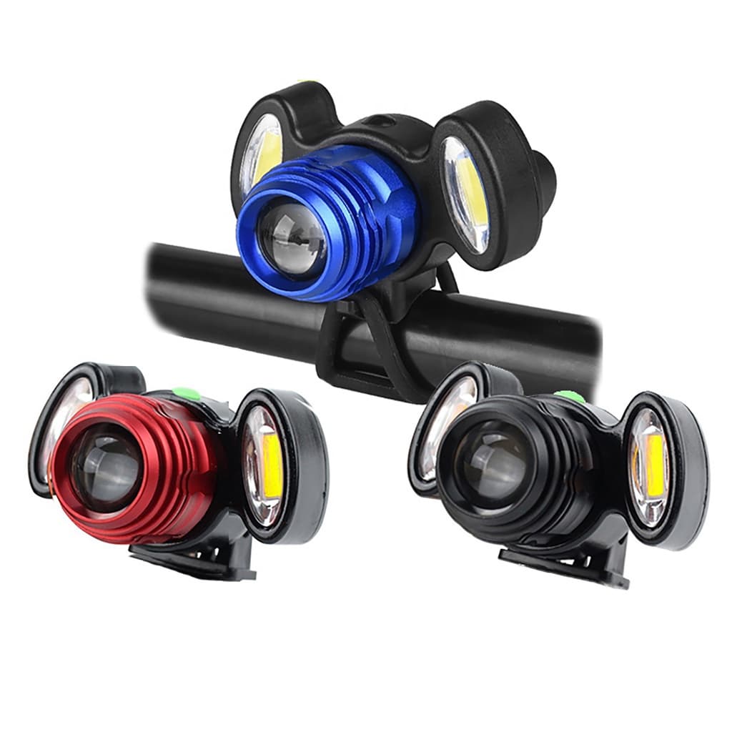 Lanterna de Bicicleta Recarregável Led USB Forte Dianteira T6 Zoom Sinalizador Ciclista Ciclismo