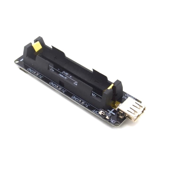 Carregador de baterias 18650 para 1, 2 e 4 baterias, várias saídas 5v/3A e 3v/1A - Módulo de alimentação Arduino