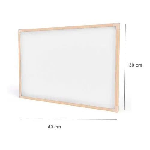 Lousa Infantil Quadro Branco - 30x40cm - Acompanha Apagador