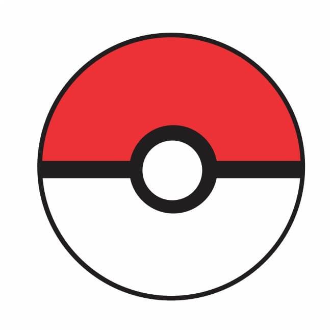 Pokébola Pokémon Adesivo de Decoração Geek 10cm X 10cm Nerd De Paredes Carro moto Notebook Vitrines