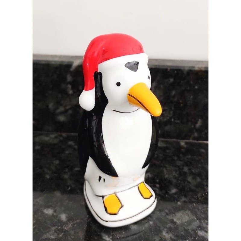 ❄️ Mini pinguim / enfeite de pinguin para geladeira / pinguim noel para casa cozinha jardim congelador refrigerador presente fofo decorativo para decoração