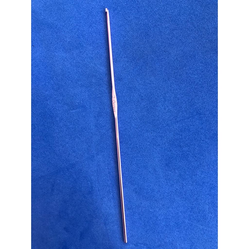 agulha de crochê em aluminio todos os tamanhos 2 ao 10  (unidade)