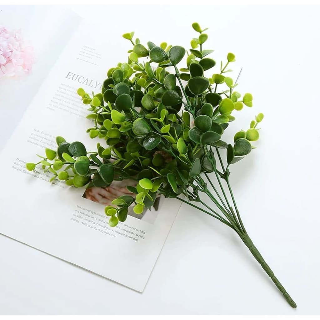 Folhas Verdes Artificias Planta para Casamento Casa Decorações Do Estilo Da Floresta