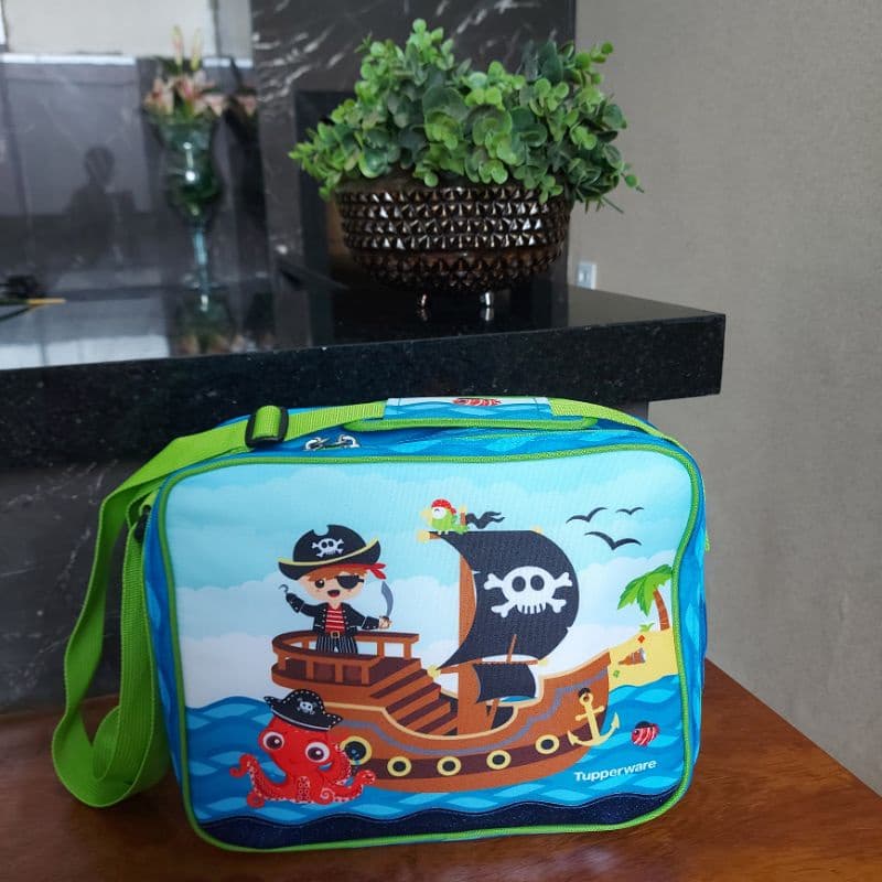 Lancheira Térmica criança importada Pirata Tupperware