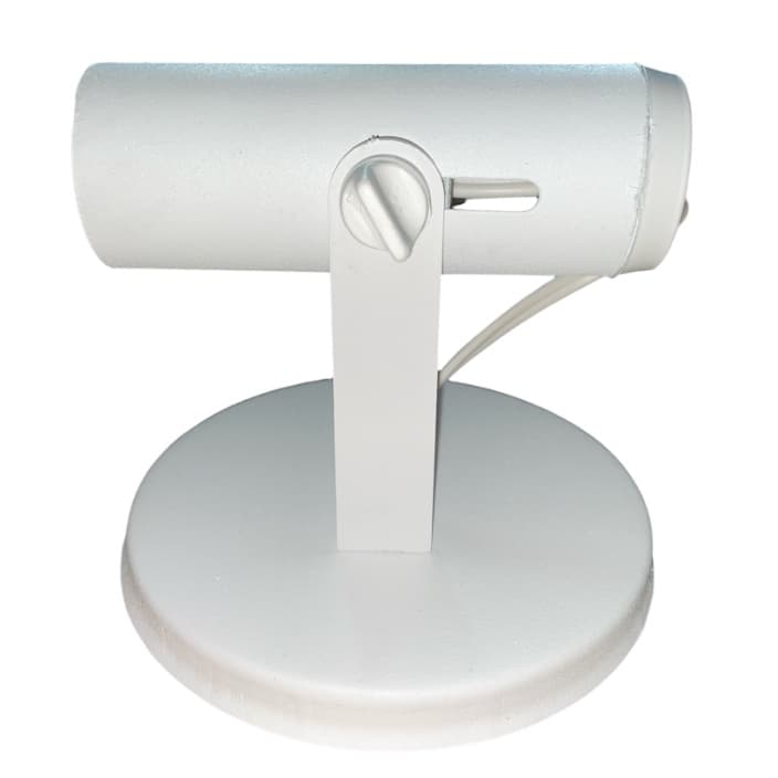 Spot Tubinho em alumínio  Liso Único Branco DJ Light