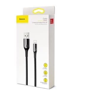 Cabo Lighting Com Led Inteligente Baseus C-shaped 100cm 2.4a