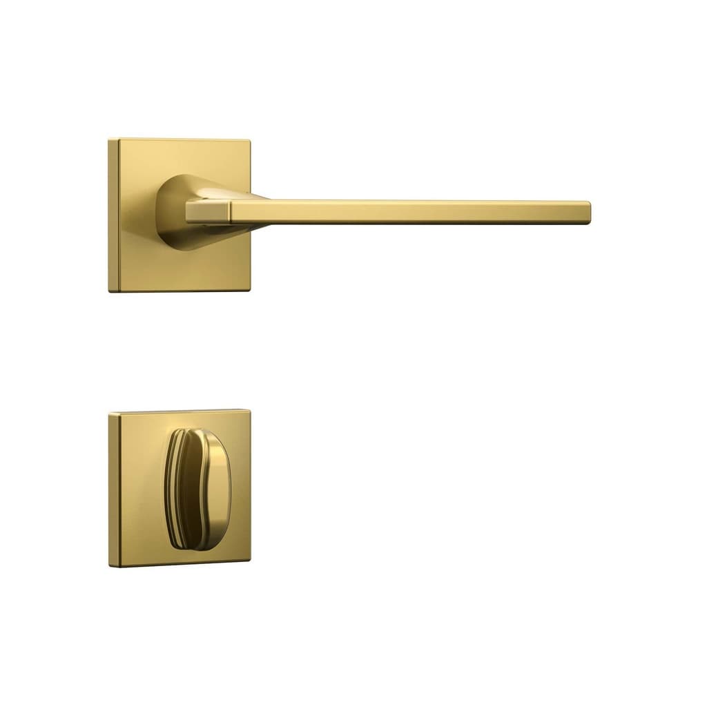 Fechadura de Banheiro Classic 3000 Quadrada Gold Stam