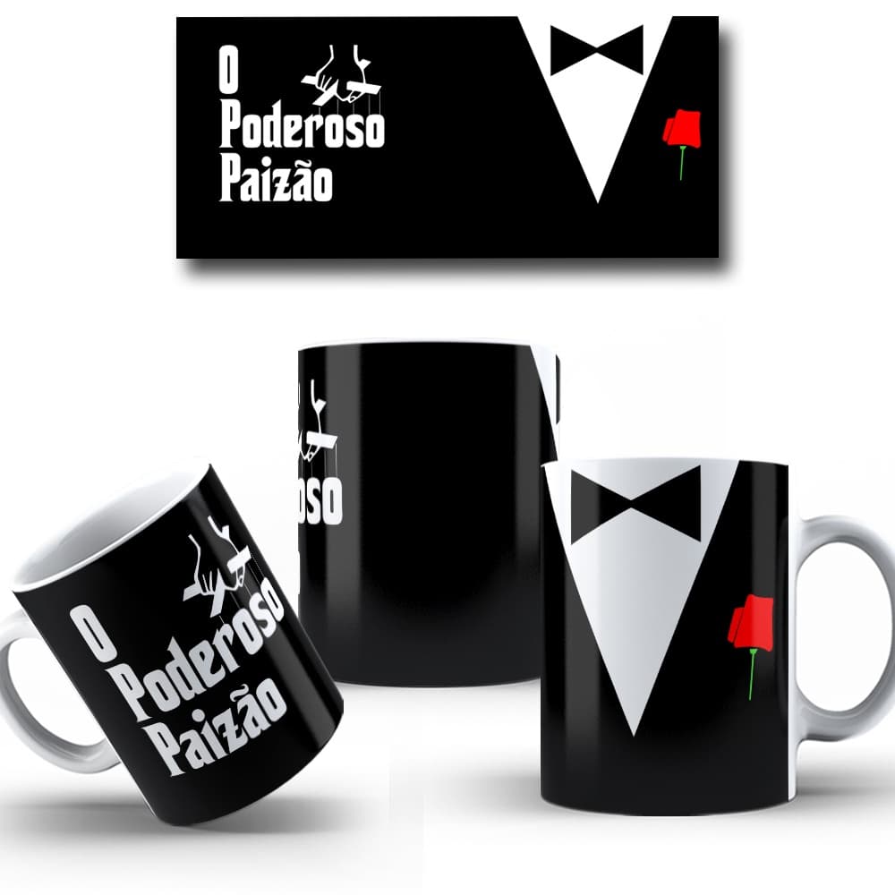 Caneca O Poderoso Paizão, Porcelana 325 ML