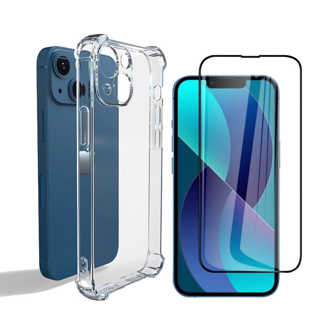 Capa Case Anti Impacto para Iphone 13 tela 6.1 + Pelicula 3D