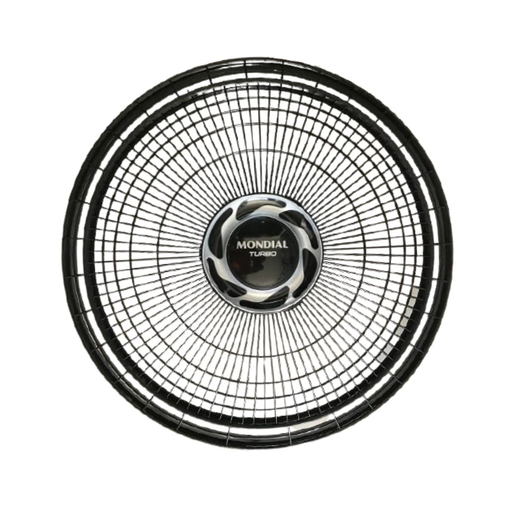 Grade Dianteira Ventilador De Mesa Mondial Turbo Vt-40-B 40cm Preto Original