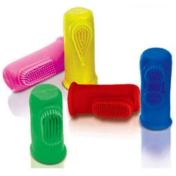 Escova de dente flexível para cachorro e gato,1 unidade Pet