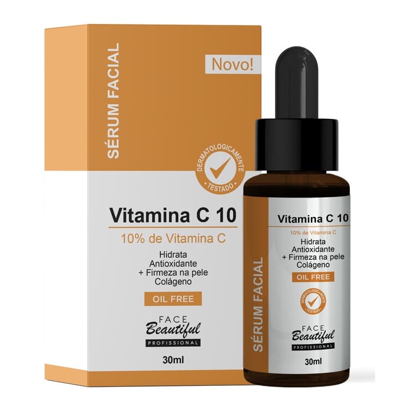 Sérum 10% Vitamina C Facial Oil Free Face Beautiful 30ml
