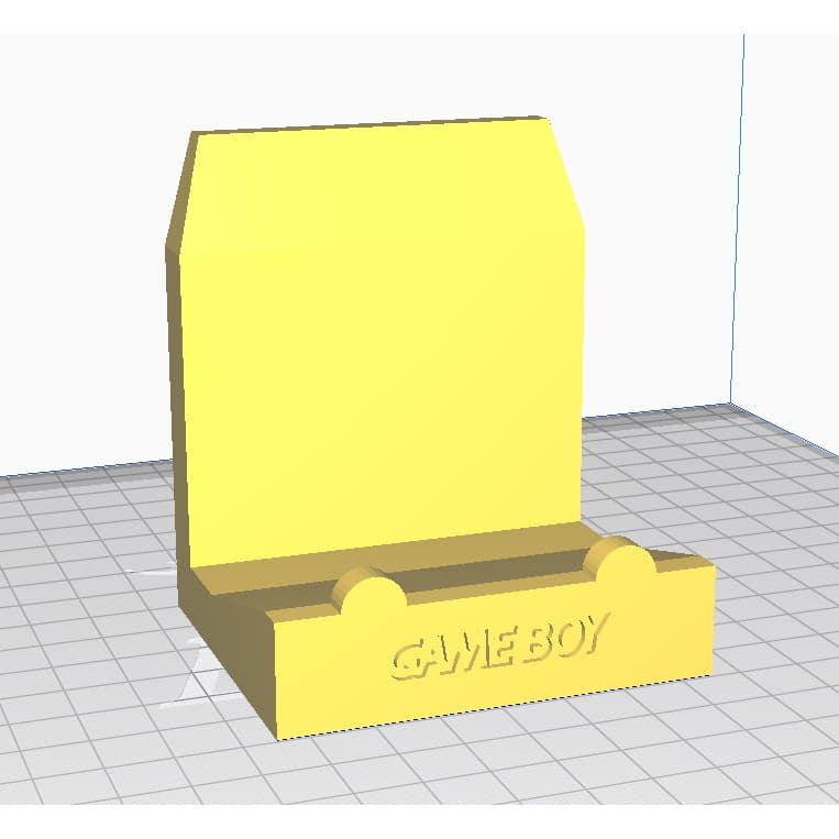 Suporte de Mesa para Gameboy GB Modelo Alto - Impressão 3D