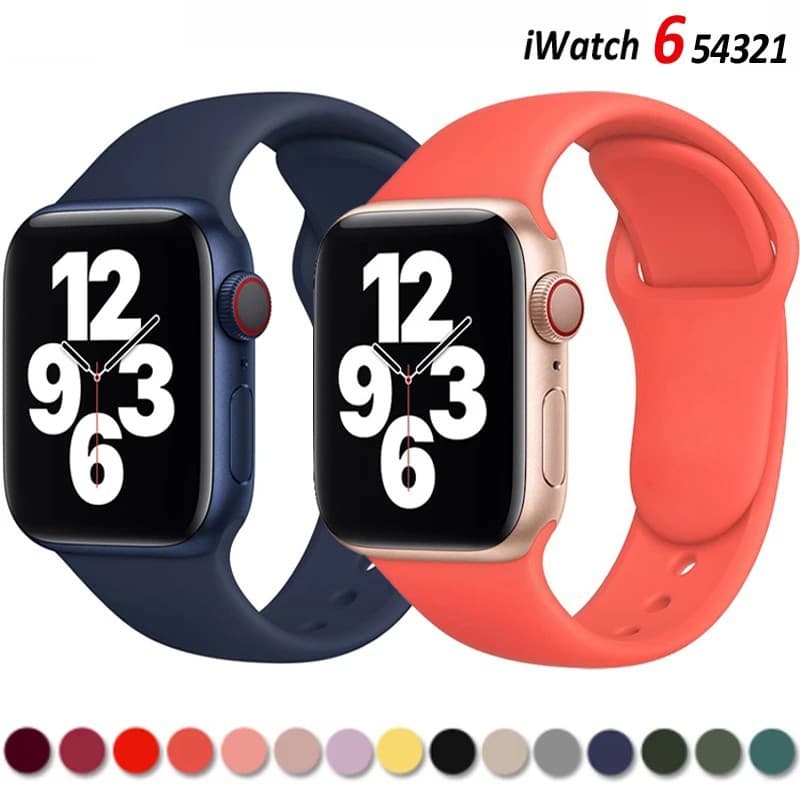 Pulseira de silicone macio Apple watch, X7,X8  42mm-44mm