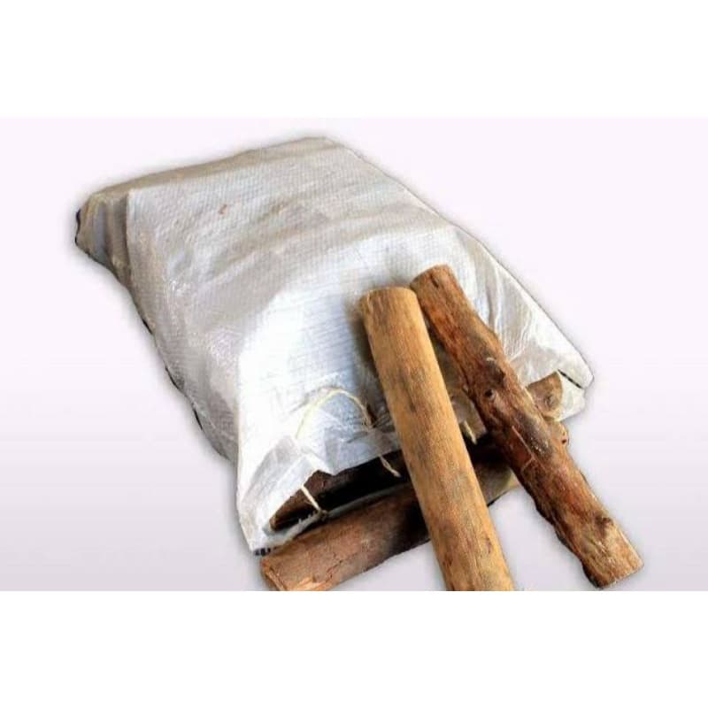 Lenha seca de eucalipto para fogão a lenha, churrasco e lareira com 25 cm