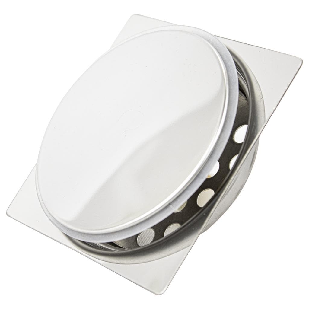 Ralo Click Inteligente Quadrado 10x10 Cromado Aco Inox