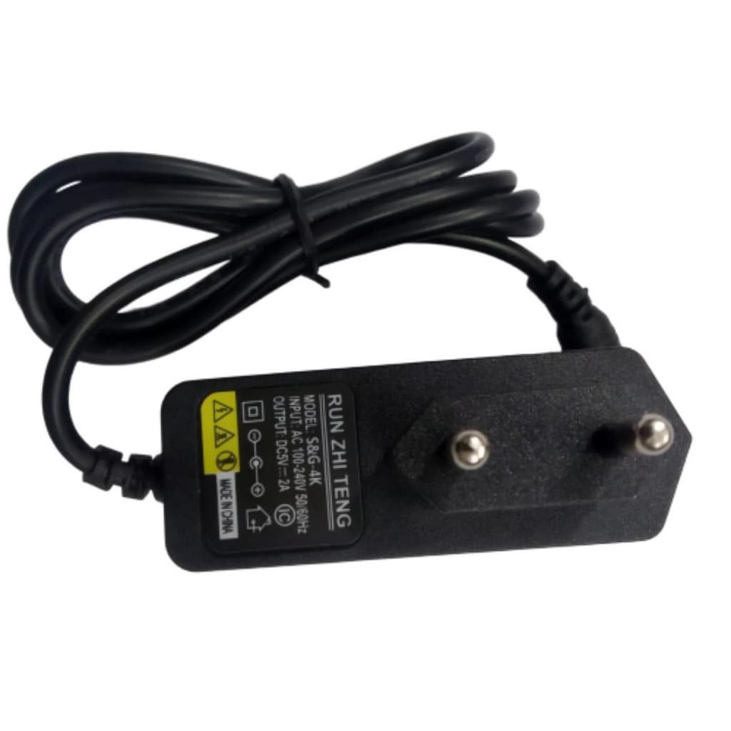 Fonte 5V 2A Plugue P4 5.5Mm Bivolt 110V 220V Energia Alimentação Conector Plug Chaveada