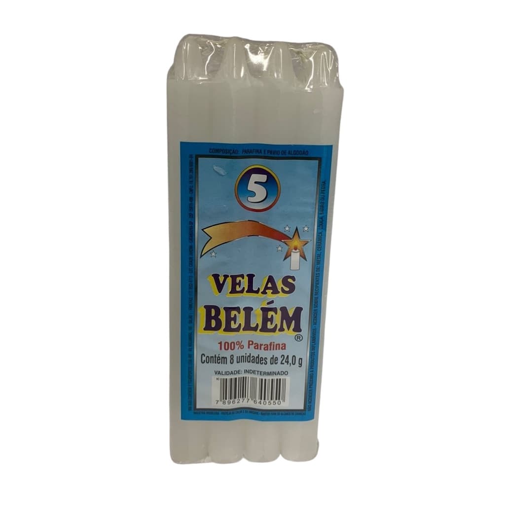 Vela Palito N5 Parafina 17cm