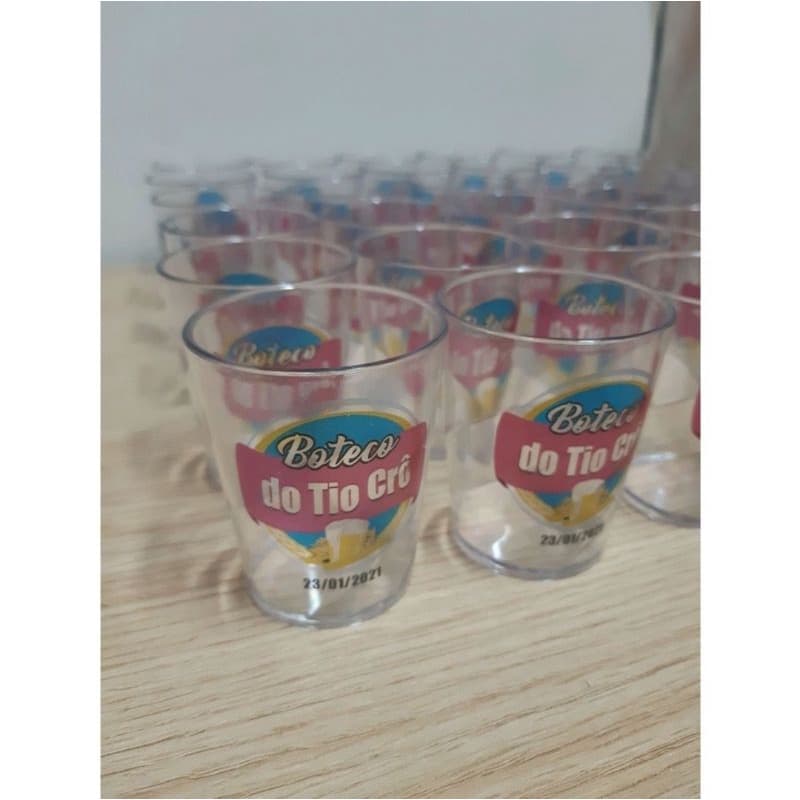 35 Copo Shot de acrílico (tequila / cachaça) - 70 ml