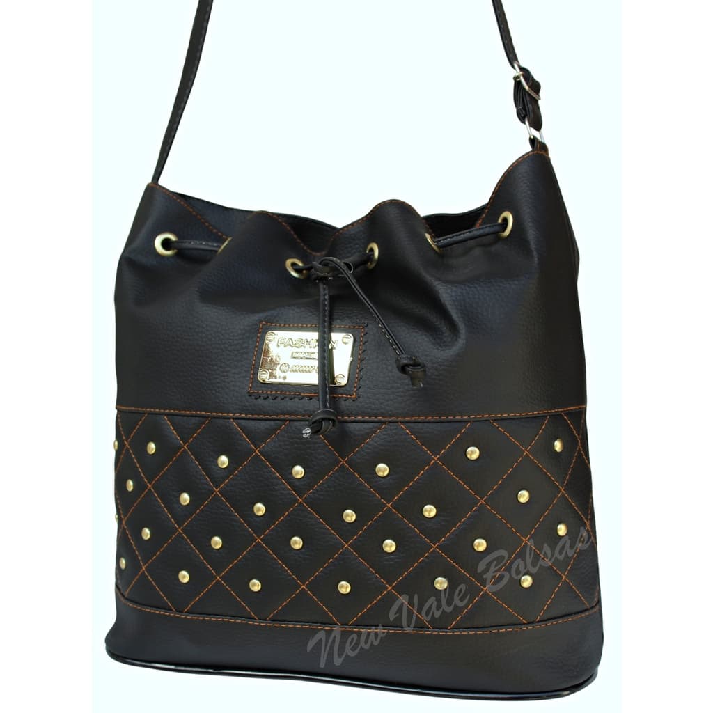 Bolsa Feminina Transversal Fashion Com Spikes Da Moda