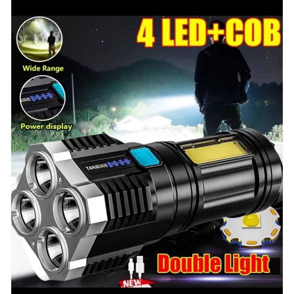Lanterna Tatica Led Super Potente Usb Recarregável