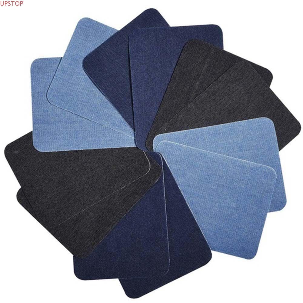 UPSTOP 4/12PCS Tecido Patch Reparo Calças De Costura Ferro-on