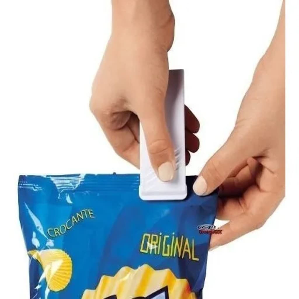 Seladora Manual Mini Plastico Portatil Pilha
