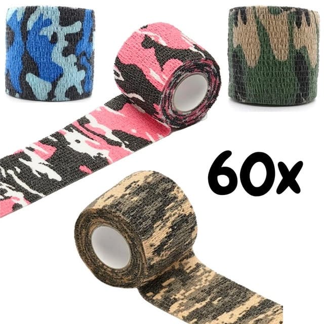 Kit 60 Thumb Tape Finger Tape Fita Elástica Crossfit Jiu