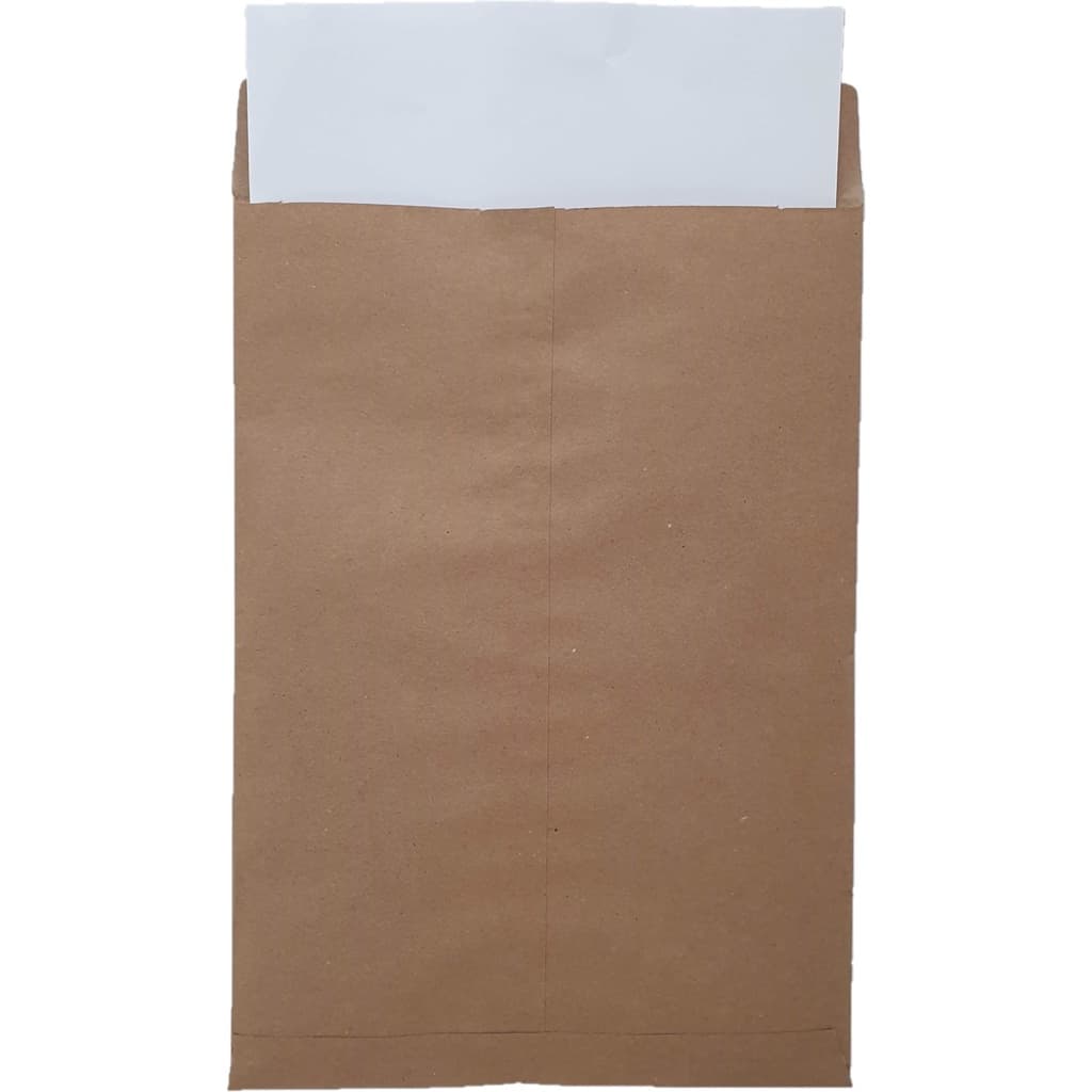 envelope pardo embalagem 100 unidades 14x20 cm envios