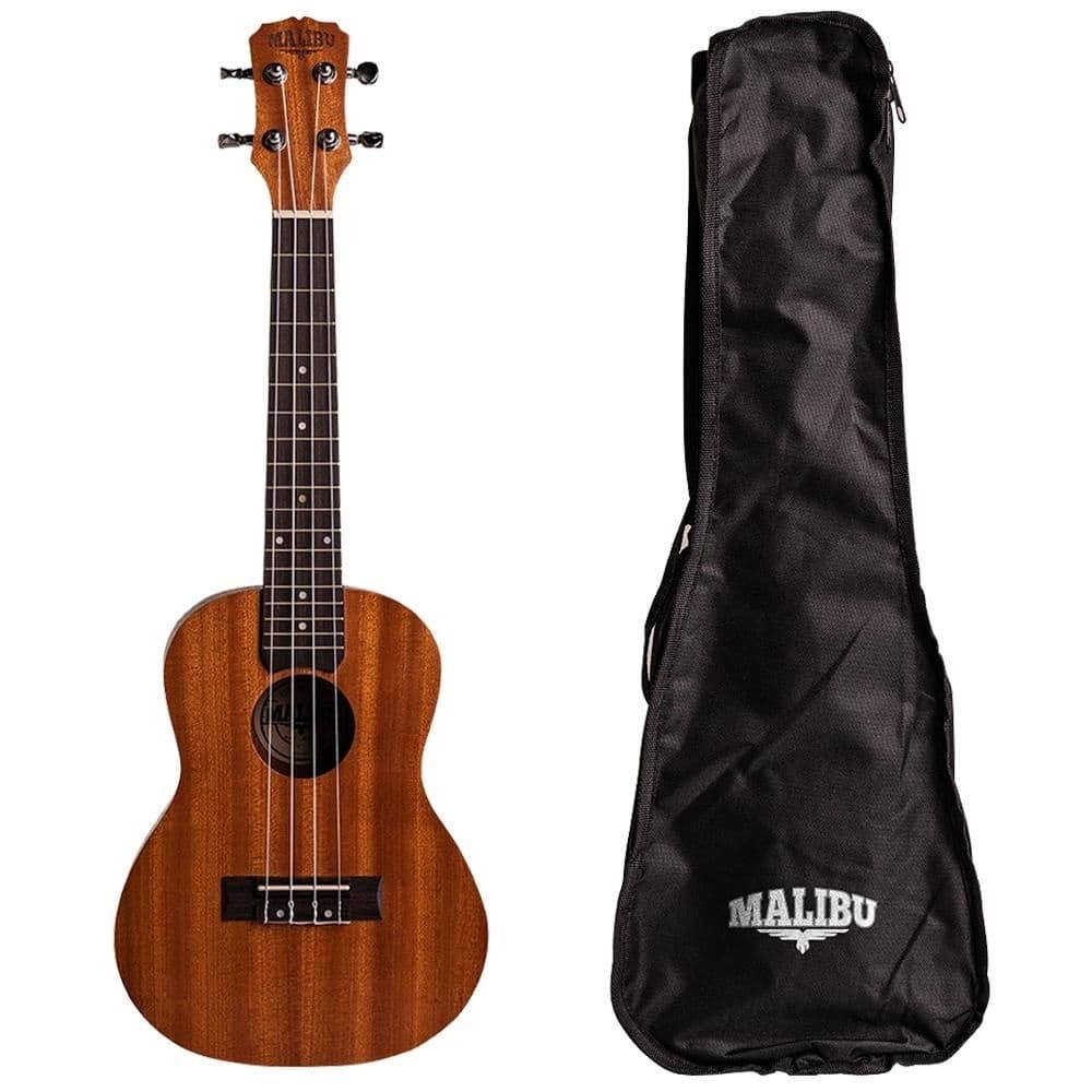 Ukulele Malibu Elétrico Tenor 26SE Natural Com Bag