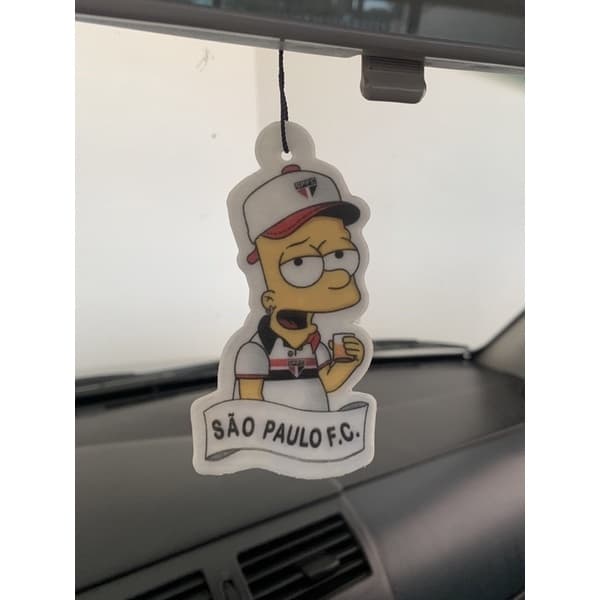 Aromatizantes Personalizados - Time São Paulo - Cheirinho de Carro - Pronta Entrega no Brasil - Tipo little trees