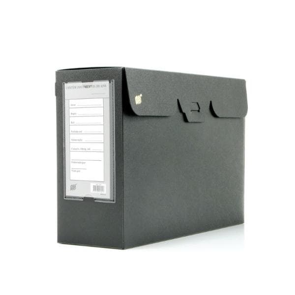 CAIXA BOX PARA ARQUIVO MORTO OPACA PRETO YES