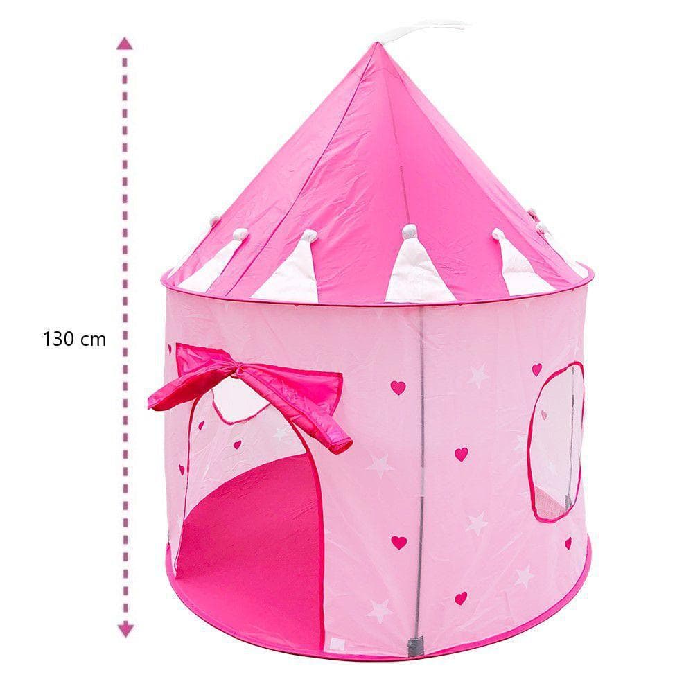 Barraca Infantil Dobrável Tenda Castelo Das Princesas Cabana