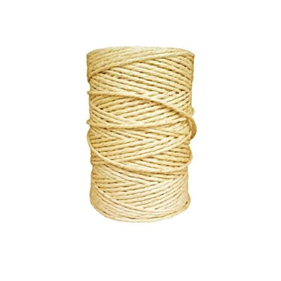 Corda de sisal transada para artesanato- 8mm de espessura