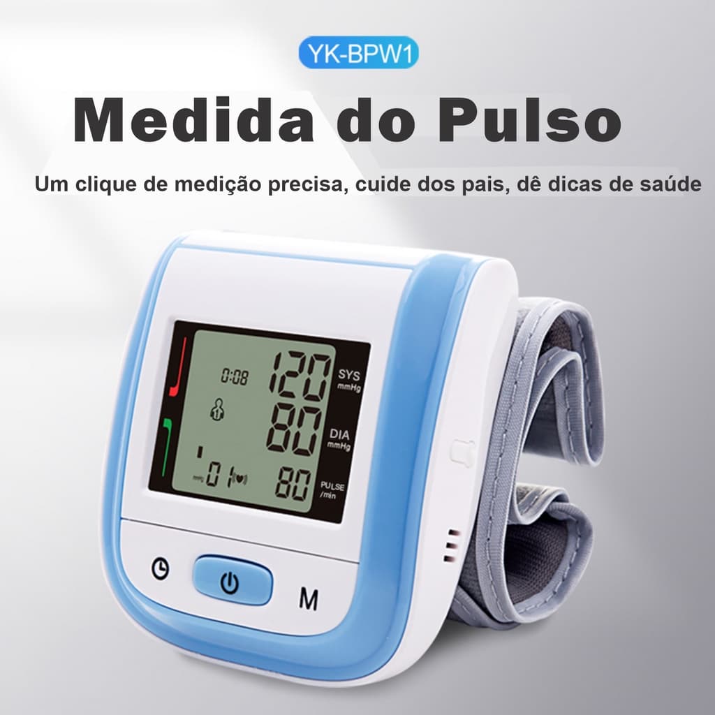 Aparelho Medidor De Pressão Arterial Digital De Pulso