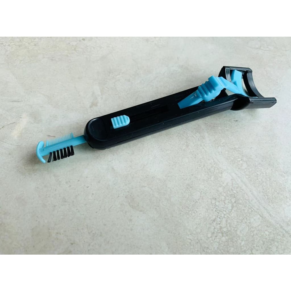 Curvador De Cílios Multiuso Com Pente Para Cílios E Escova Para Sobrancelha