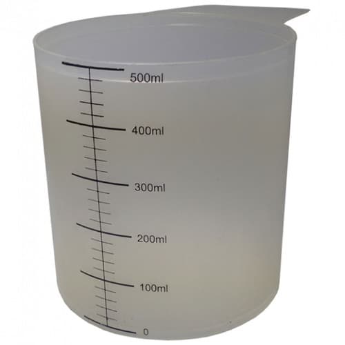 Copo Dosador Graduado Medidor Plástico 500 Ml Cabo Longo