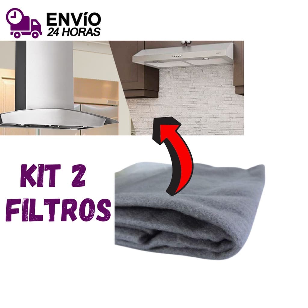 Kit 2 Filtros Manta para Coifa Exaustor Depurador Colormaq Suggar