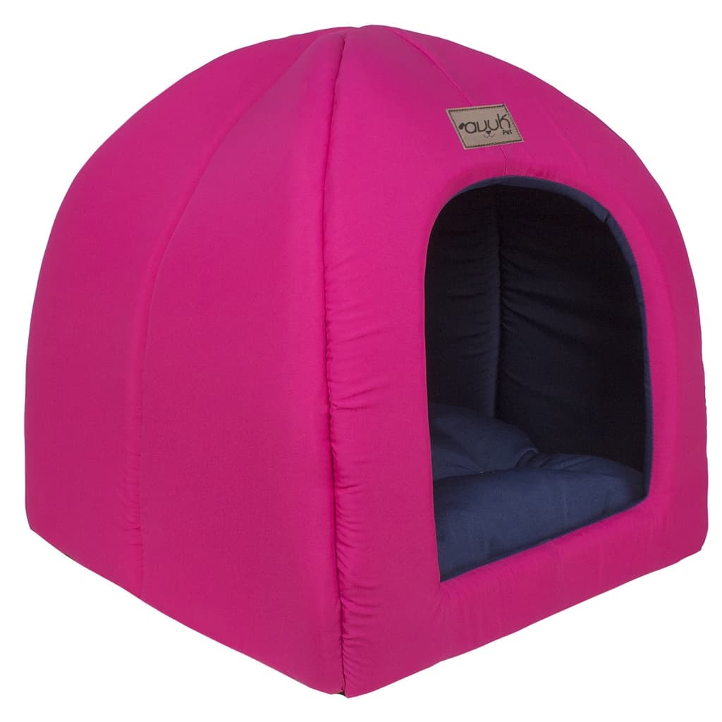 Casinha 2x1 Pink Avuk Pet Para Cachorro e Gato Cabana