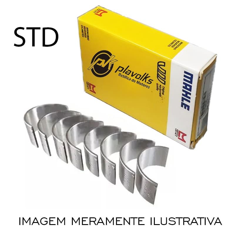 Jg Bronzina de Biela VW 1300 1500 1600 AR Fusca Kombi Brasilia Metal Leve