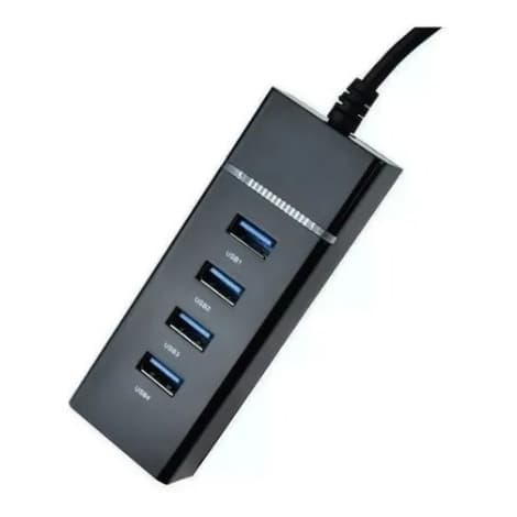Hub Usb 3.0 Externo Led Super Rápido 4 Portas 5.0 Gbps Uh30