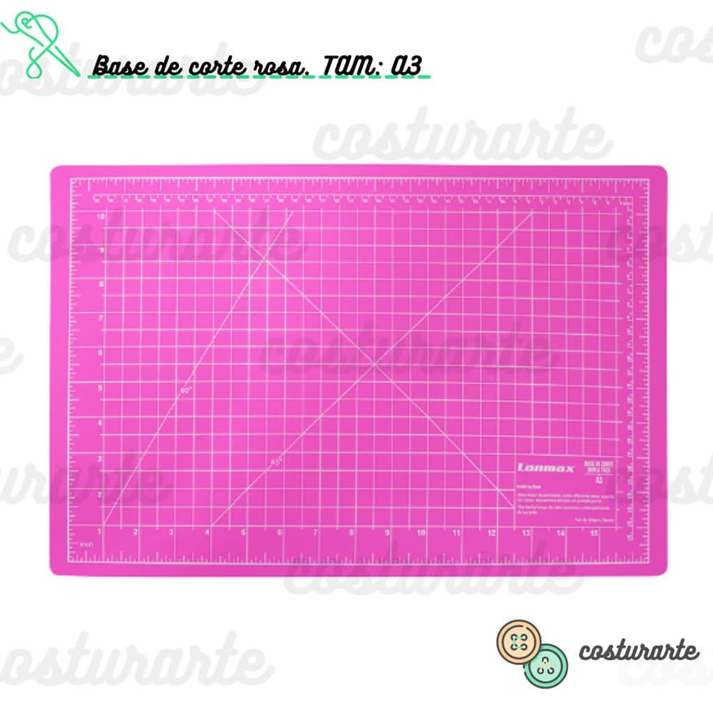 Base de corte A3 (30X45CM) - PARA PATCHWORK/MODELAGEM/ARTESANATO/SCRAPBOOK