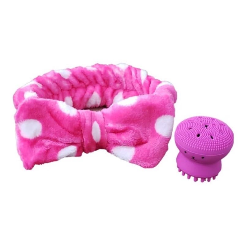 KIT FAIXA PARA CABELO+ ESPONJA POLVO