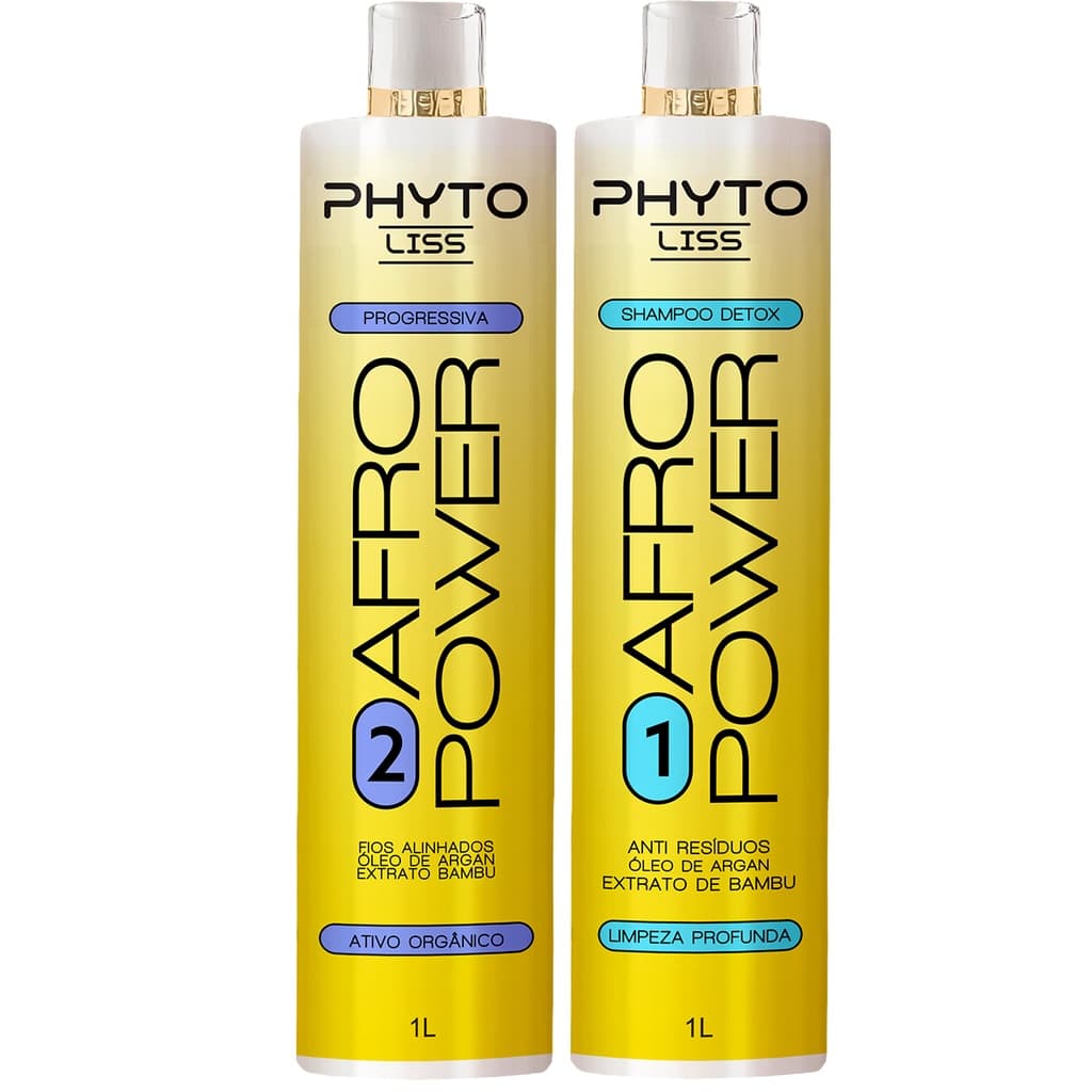 Kit Progressiva Afro Power Orgânica Profissional