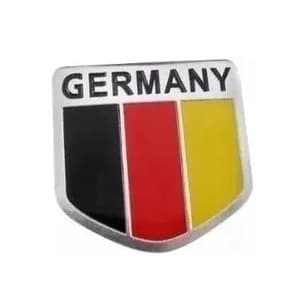 Emblema Adesivo Bandeira da Alemanha Escudo Germany Carros Alemães