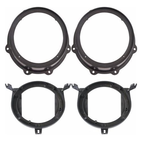 Kit Aros Anel Suportes De Alto Falantes Novo Celta 4 Portas Dianteiro e Traseiro